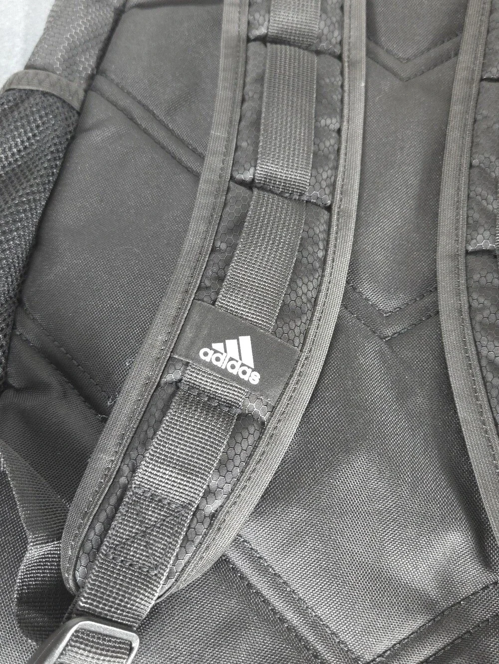 adidas Black and White Logo Men's Backpack
